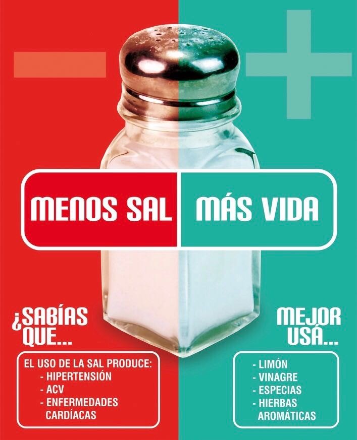 menos sal