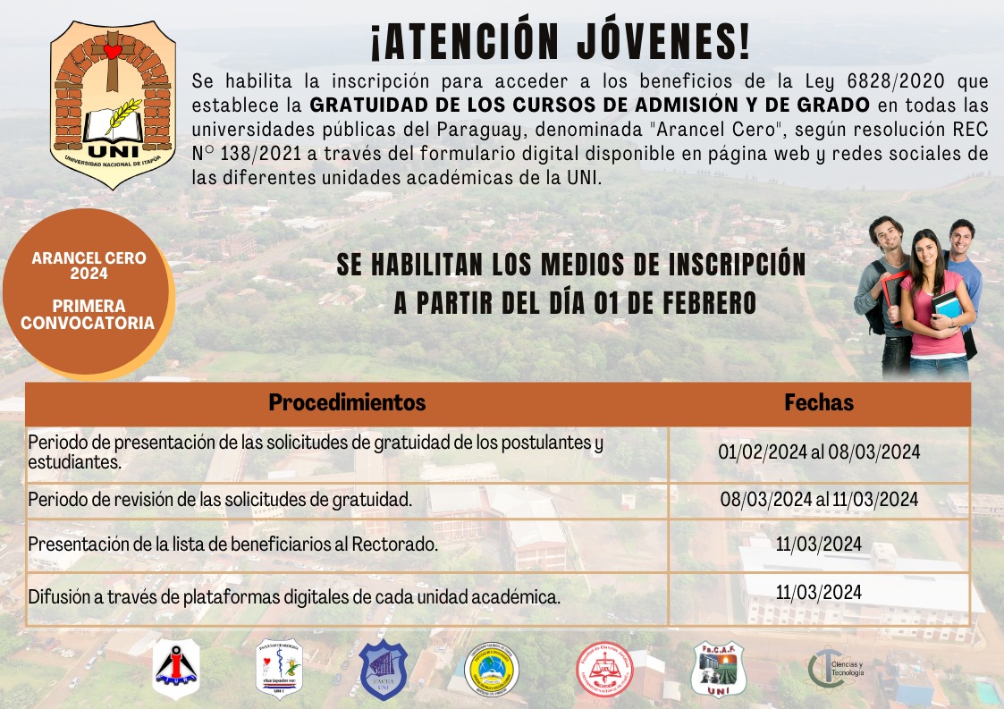 5-Flayers primera convocatoria Arancel Cero 2024